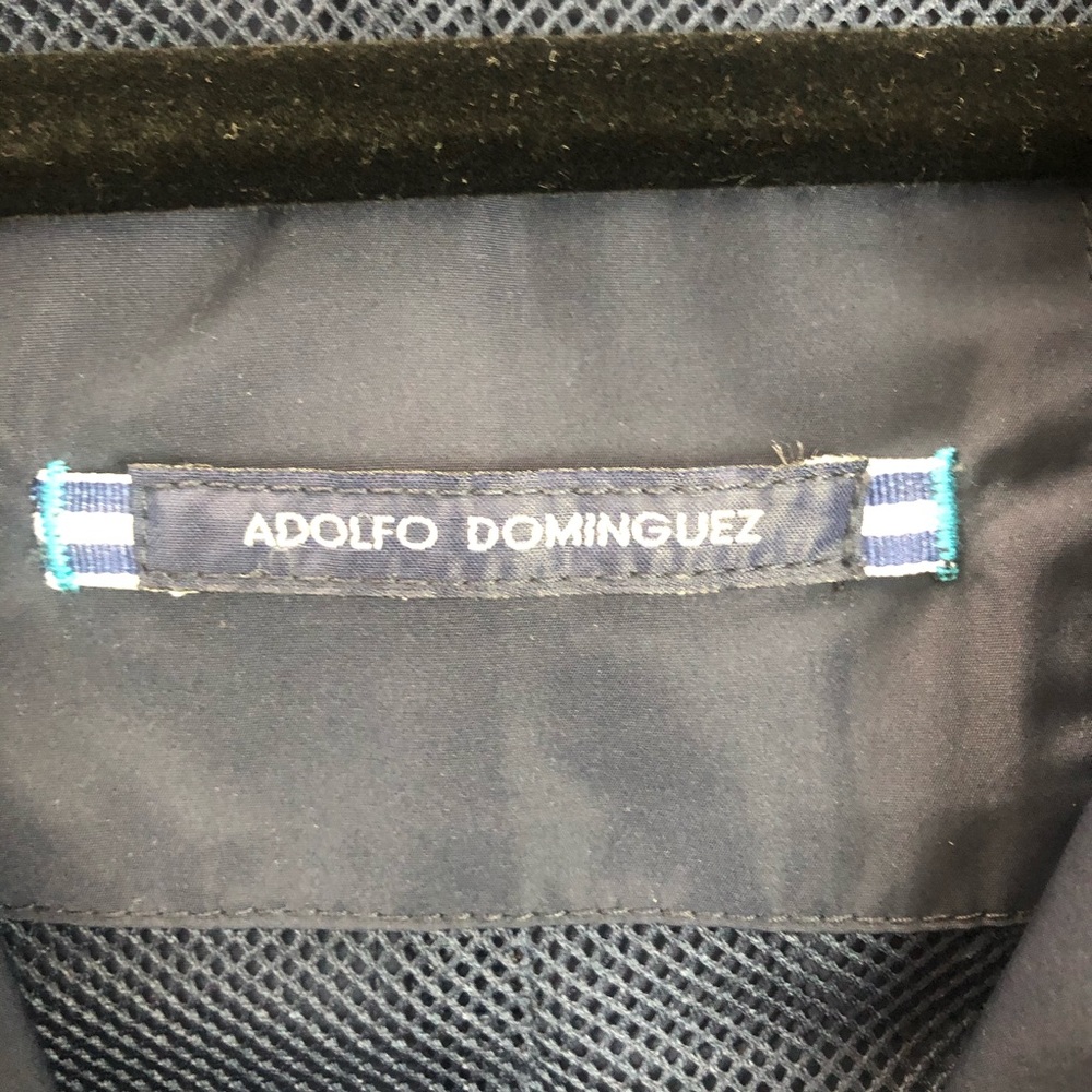 Adolfo Dominguez Zip Front Jacket Navy US 38 EU 48 - Picture 14 of 16